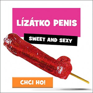 lízátko ve tvaru penisu
