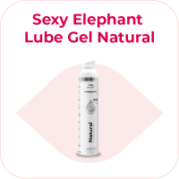 Sexy Elephant Natural, lubrikační gel s kyselinou hyaluronovou, lubrikační gel pro ženy v menopauze a po porodu