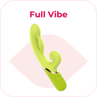 Nafukovací vibrátor s výběžkem na klitoris Full Vibe