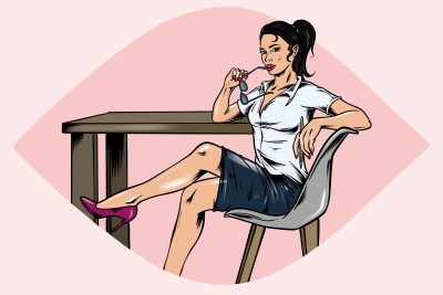 Žena nabízí dost míst k objevování a hraní atraktivní žena