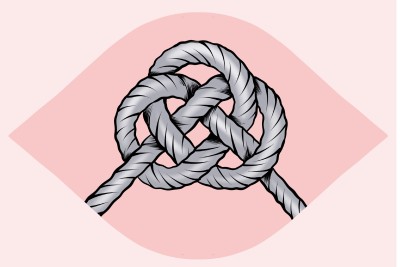 Double Coin Knot, shibari, bondage, kinbaku