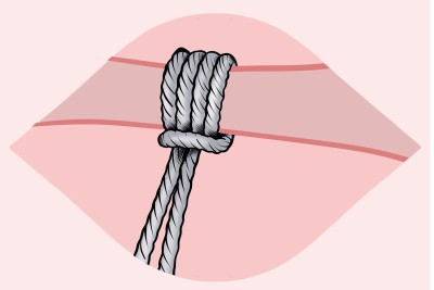 Prusik head knot, shibari, bondage, kinbaku