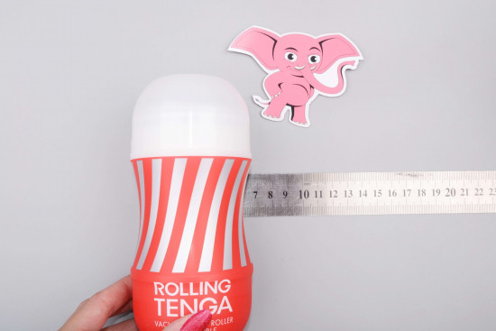 Tenga Vacuum Gyro Roller rotační masturbátor (20 cm)