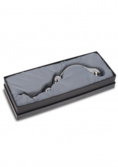 Oboustranné kovové dildo Bulb Wand (24 cm)