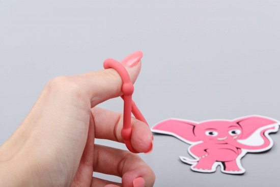 Erekční kroužky Elephant Rings, v ruce