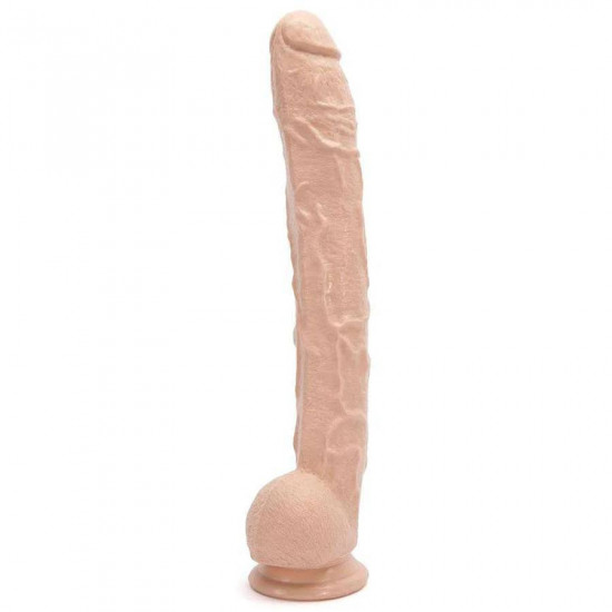 Gelové dildo XXL Rambo (37 cm)