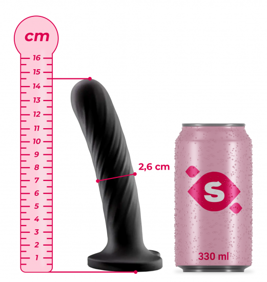 Anální dildo s přísavkou Matter Of The Heart (14,5 cm)