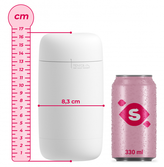 Tenga Puffy White masturbátor (16,5 cm)