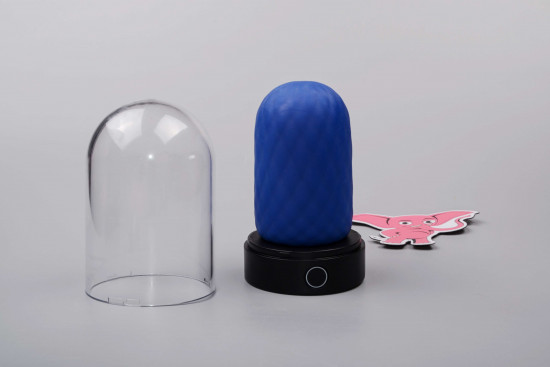Masturbátor s nahřívacím stojánkem Aetheric Cup (11,5 cm) + dárek erekční kroužek