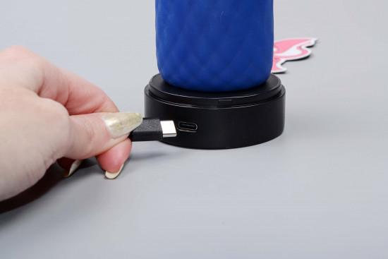 Masturbátor s nahřívacím stojánkem Aetheric Cup (11,5 cm) + dárek erekční kroužek