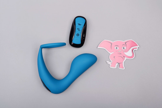 Anální kolík Slingshot II s erekčním kroužkem a dálkovým ovládáním