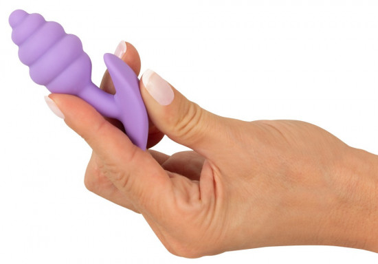 Silikonový anální kolík Cuties Purple Pastel