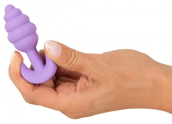 Silikonový anální kolík Cuties Purple Pastel