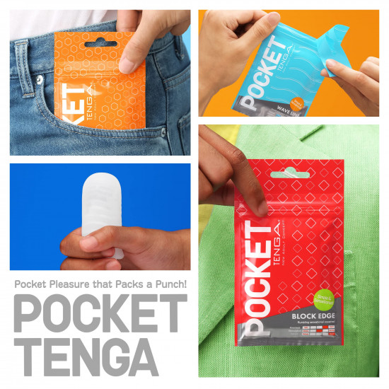 Tenga Pocket jednorázový masturbátor (7 cm)