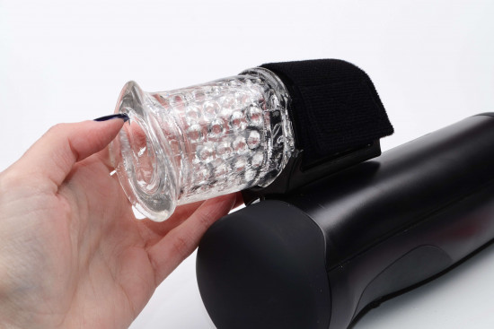 The Handy Ultimate Handjob interaktivní přirážecí masturbátor (23 cm)