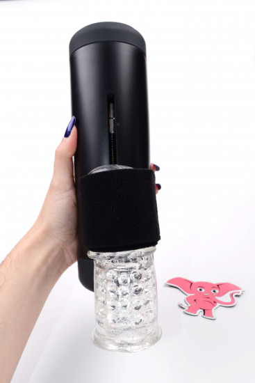 The Handy Ultimate Handjob interaktivní přirážecí masturbátor (23 cm)
