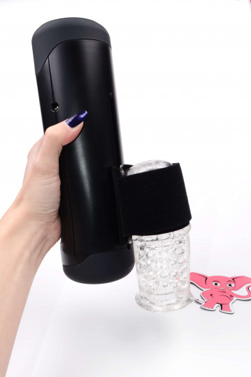 The Handy Ultimate Handjob interaktivní přirážecí masturbátor (23 cm)