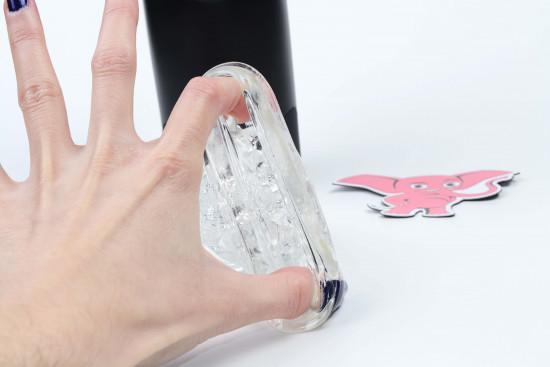 The Handy Ultimate Handjob interaktivní přirážecí masturbátor (23 cm)