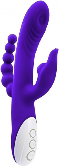 Silikonový vibrátor Triplestim (24,7 cm)