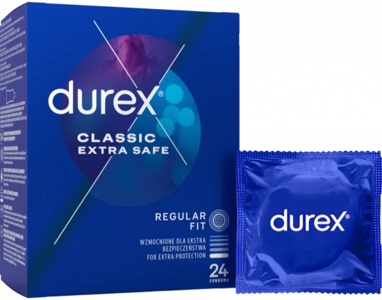 Durex Extra Safe – zesílené kondomy (24 ks)