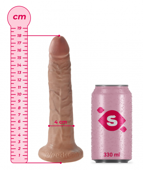 Realistické dildo Hot Stud (18 cm)
