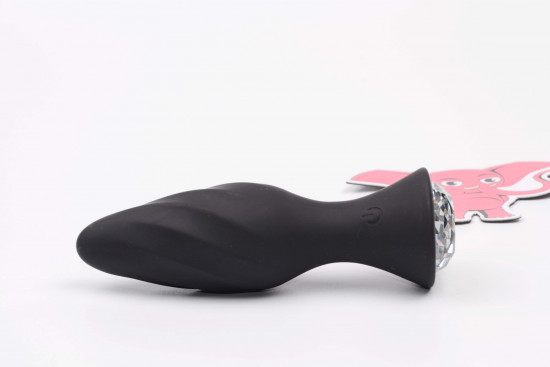 Vibrační anální kolík Diamond Vibe s dálkovým ovládáním (12,3 cm)