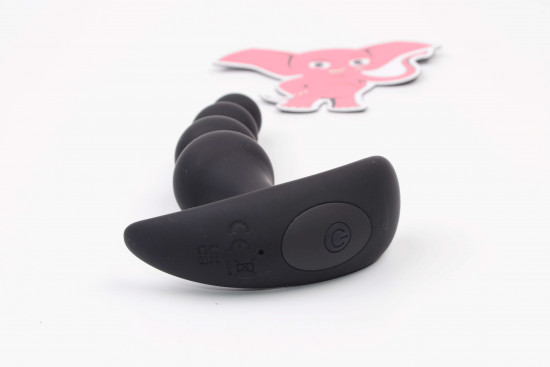 Vibrační anální kuličky Vibro Anal Beady s dálkovým ovládáním (12,8 cm)