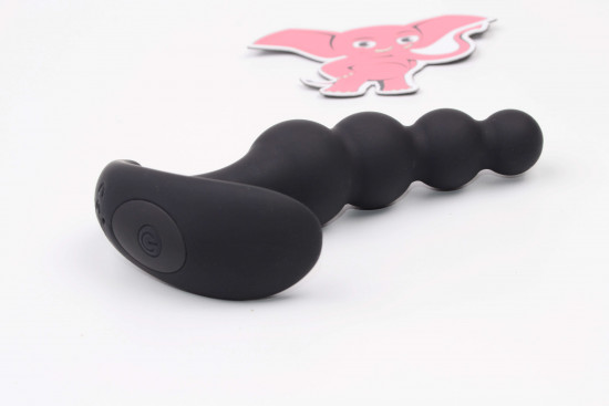 Vibrační anální kuličky Vibro Anal Beady s dálkovým ovládáním (12,8 cm)