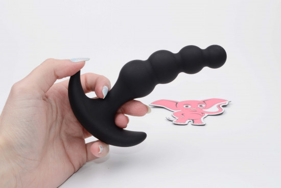 Vibrační anální kuličky Vibro Anal Beady s dálkovým ovládáním (12,8 cm)