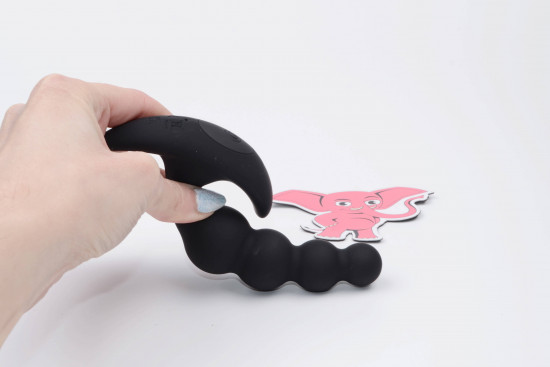 Vibrační anální kuličky Vibro Anal Beady s dálkovým ovládáním (12,8 cm)