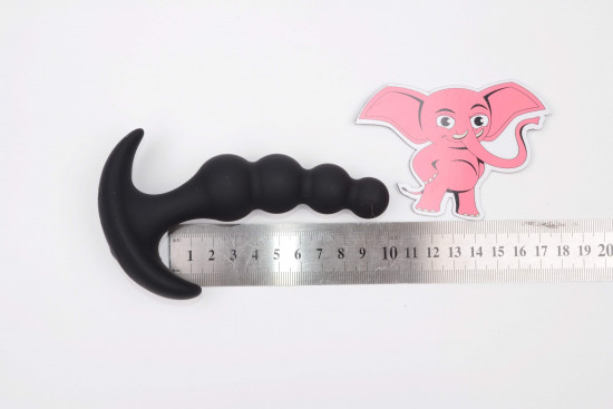 Vibrační anální kuličky Vibro Anal Beady s dálkovým ovládáním (12,8 cm), rozměry