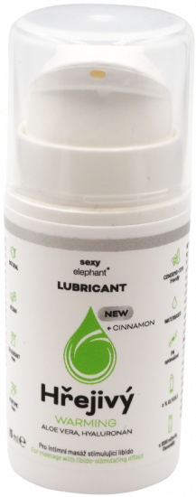 Cestovní balení Hřejivý lubrikační gel Sexy Elephant (15 ml)