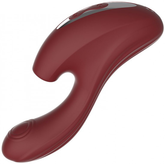 Tepající tlakový vibrátor na bod G Pressure Passion (18,1 cm)