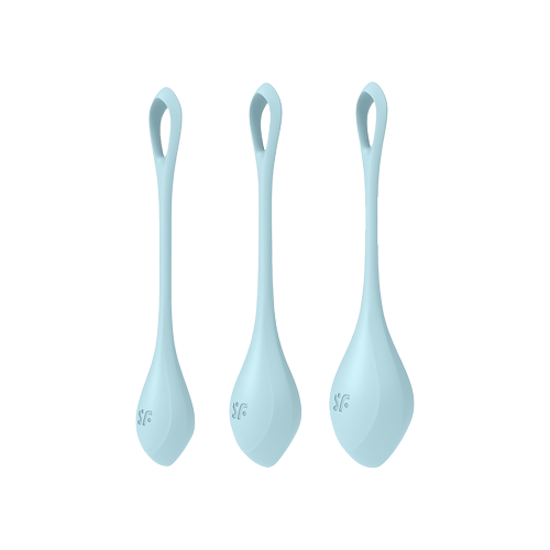 Sada Venušiných kuliček Satisfyer Yoni Power 2, modrá