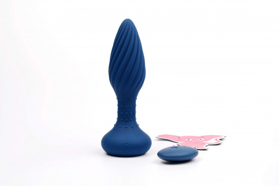 Anální kolík Rimming Blaze s dálkovým ovládáním (14,5 cm)