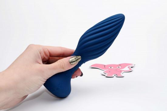 Anální kolík Rimming Blaze s dálkovým ovládáním (14,5 cm)