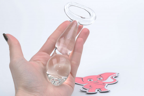 Skleněné dildo Orgasmic Me (11,5 cm)