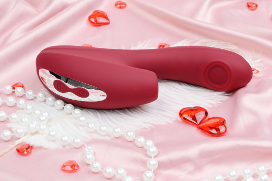 Tepající tlakový vibrátor na bod G Pressure Passion (18,1 cm)