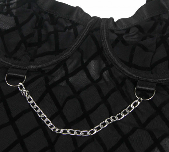Černé body Mesh Chain