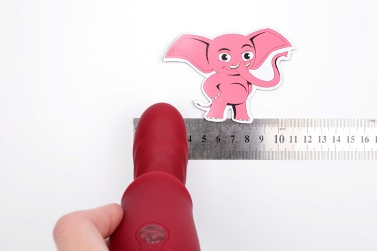 Přirážející bunny vibrátor G-Spot Nirvana, rozměry