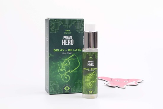 Sexy Elephant Private Hero Delay – Be Late Climax Delay gel (30 ml)