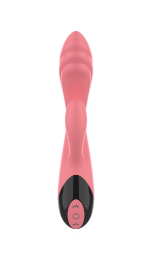 Vibrátor s výběžkem na klitoris Eleanor (19 cm)