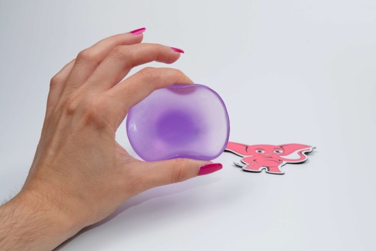 Gelový anální kolík Amethyst Delight