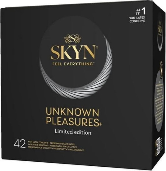 SKYN Unknown Pleasures – bezlatexové kondomy (42 ks)