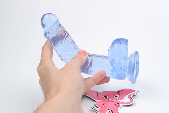 Realistické dildo Clear Pleasure (15 cm)