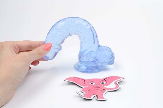 Realistické dildo Clear Pleasure (15 cm)