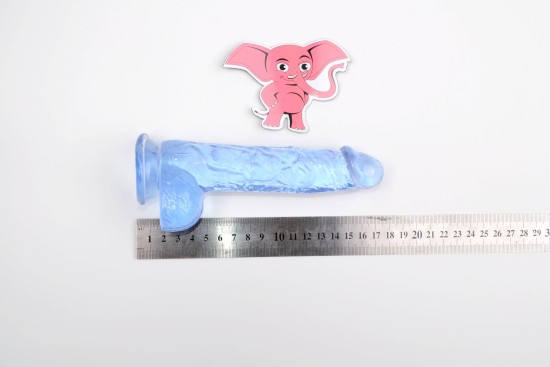 Realistické dildo Clear Pleasure (15 cm)