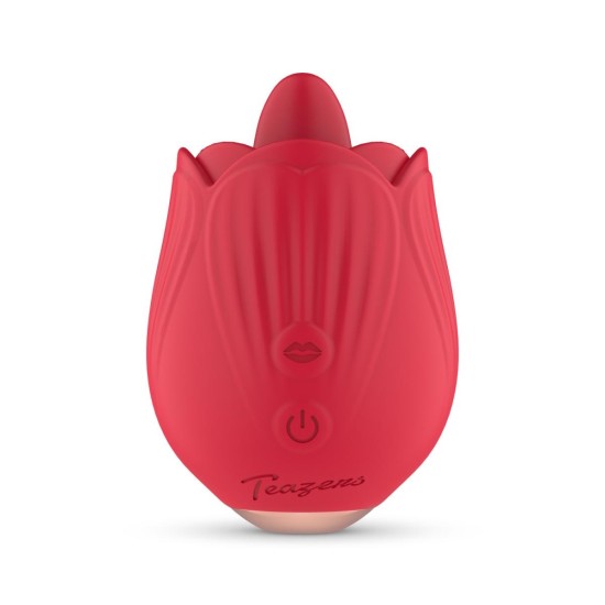 Teazers Rose Vibrator - Licking and Vibrating