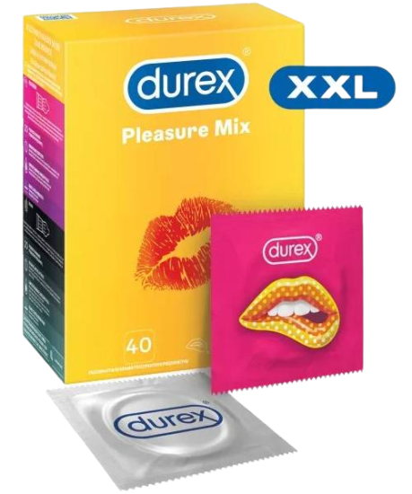 Durex Pleasure MIX 40 ks