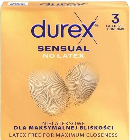 DUREX Sensual No Latex – bezlatexové kondomy
